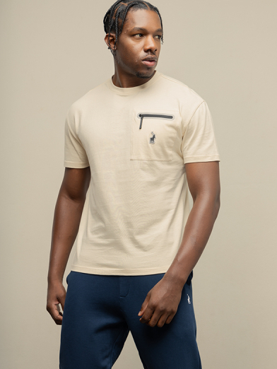 Mens Sport Short Sleeve Pocket Tee