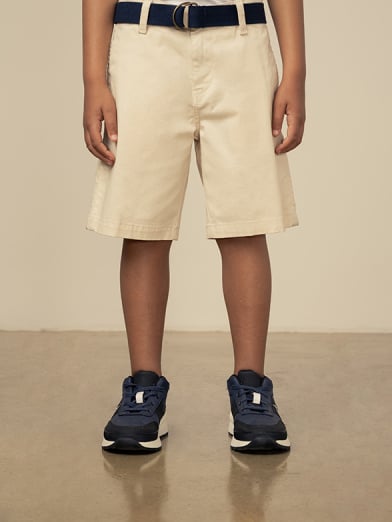 Boys Andrew Belted Chino Short