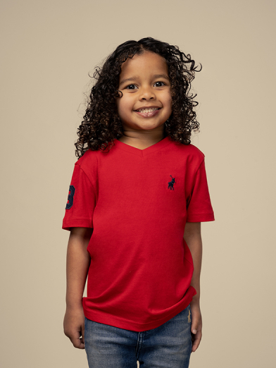 Boys James V Neck Tee