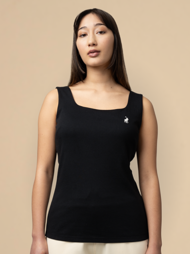 Womens sleeveless square neck tank