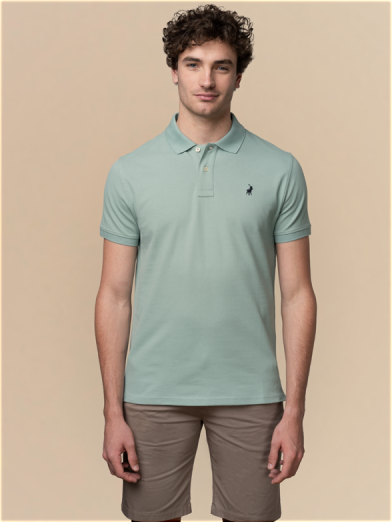 Mens Short Sleeve Pique Golfer