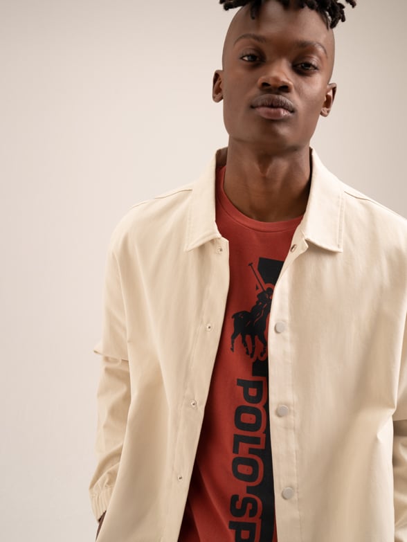 Polo on sale coach jacket